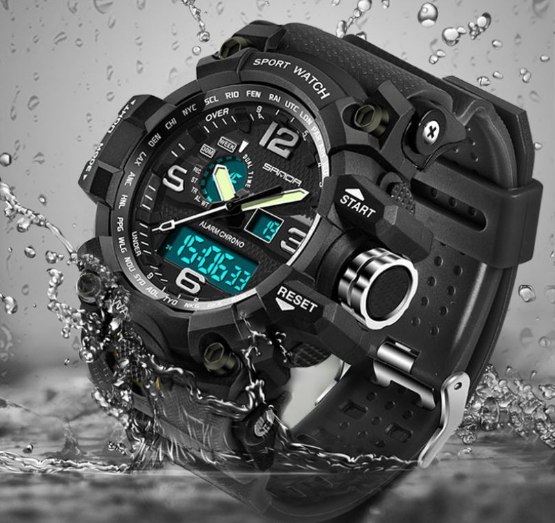 waterproof quartz watch