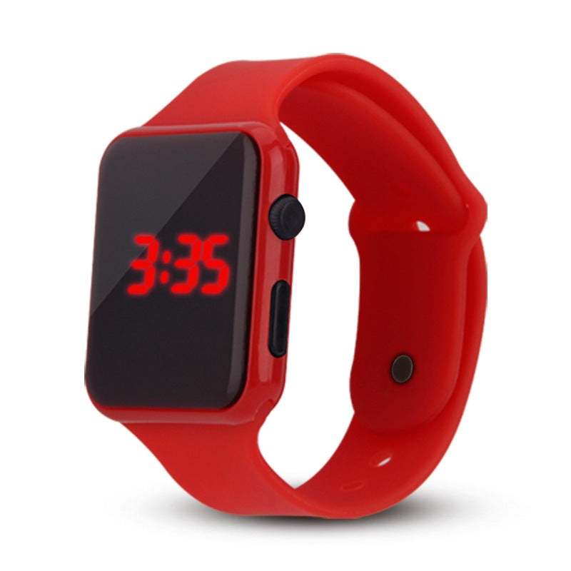 Compatible with Apple , LED kids square watch