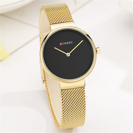 Fashion New Water Quartz Watch Women's Mesh Belt