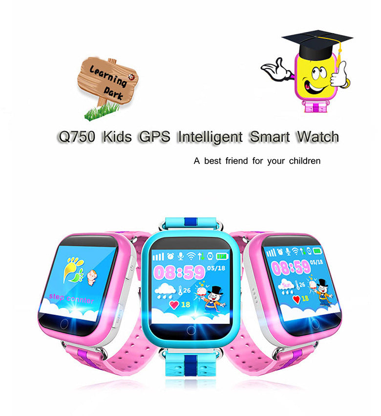 Hold Mi GPS Smart Watch Q750 Q100 Baby GPS Smart Watch