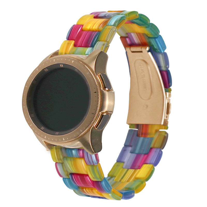 Suitable Resin Strap 20 22mm Glacier Rainbow