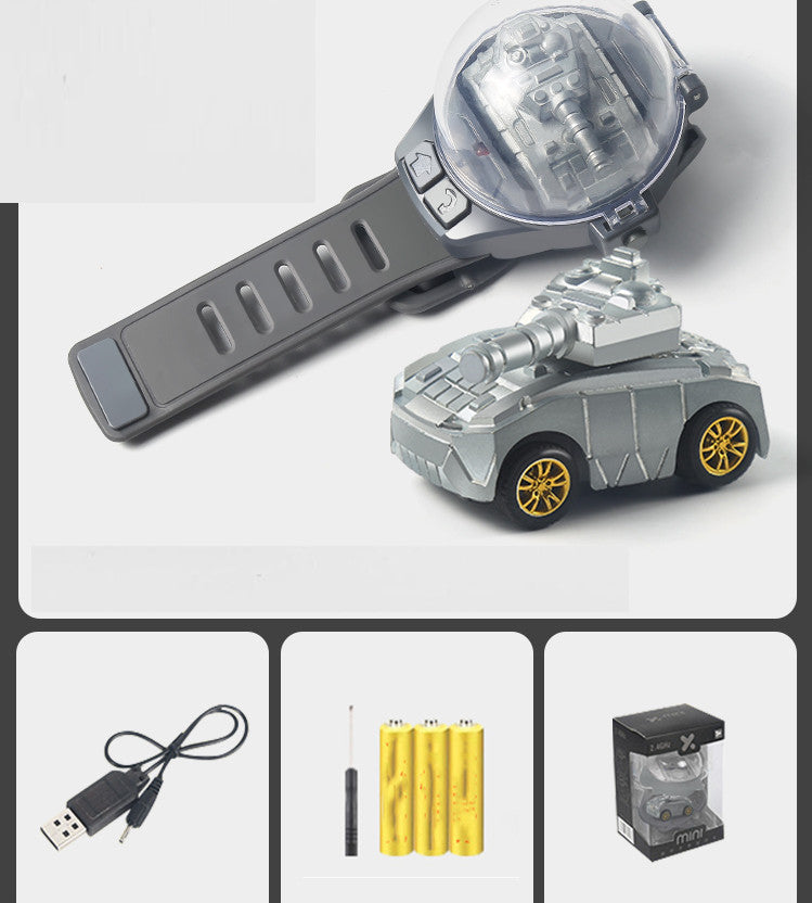 Alloy Watch Remote Control Car Boys  Mini Tank