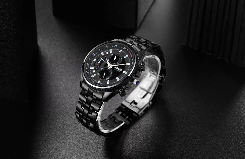 Men's Steel Band Fashion Quartz Watch