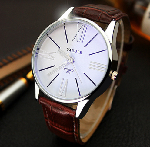 Men's business table simple Korean version of Geneva Switzerland Watch men's casual waterproof quartz watch