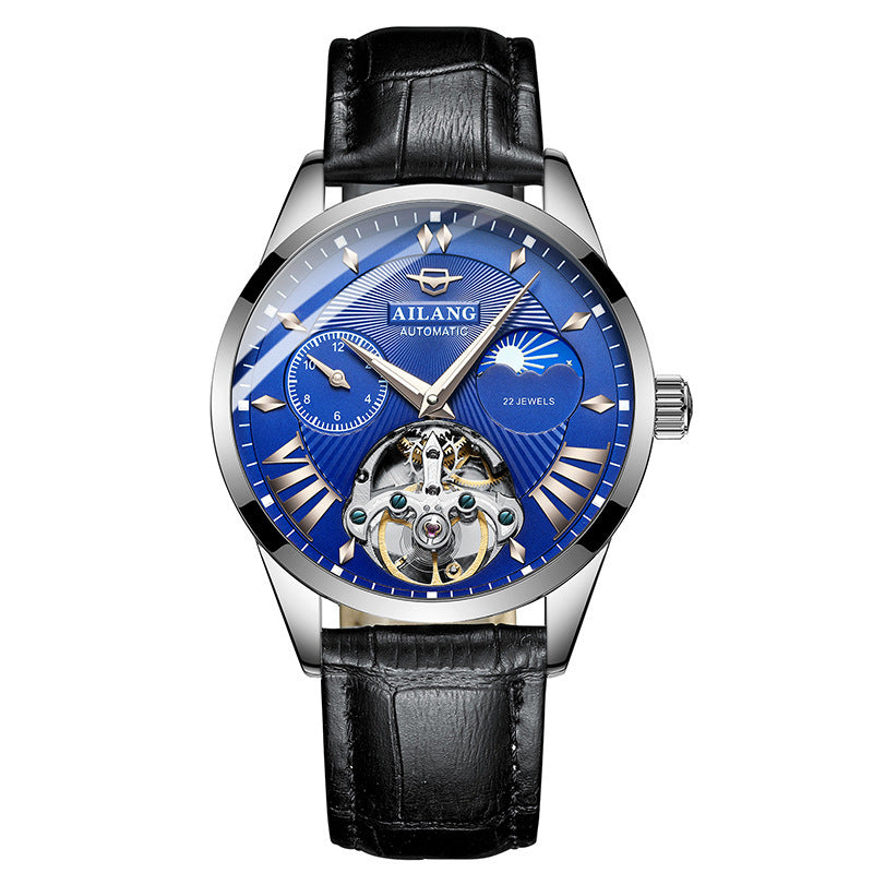 Popular Men's Automatic Mechanical Watch Waterproof Skeleton