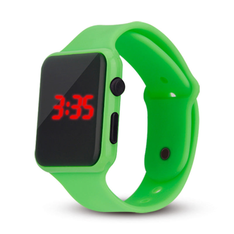 Compatible with Apple , LED kids square watch