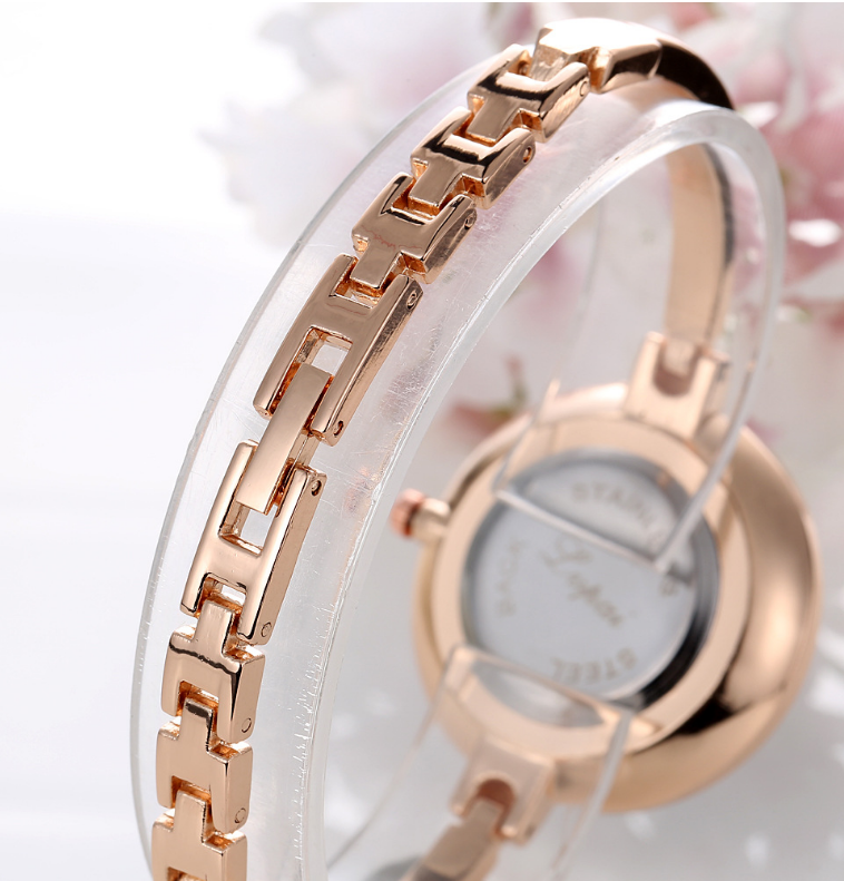 Lvpai Rose Gold Women Bracelet Watches Fashion Luxury Quartz-Watches