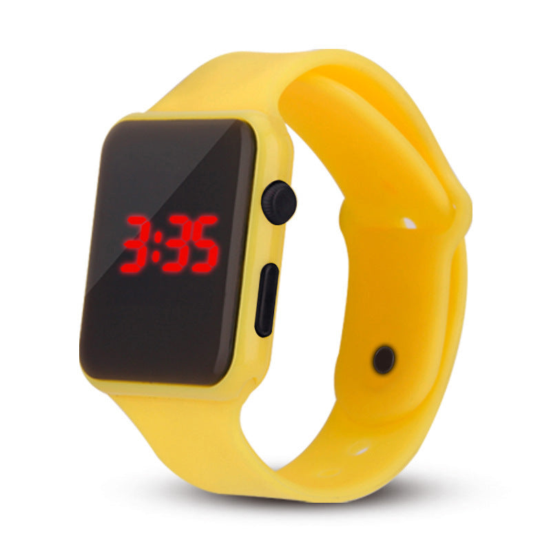 Compatible with Apple , LED kids square watch