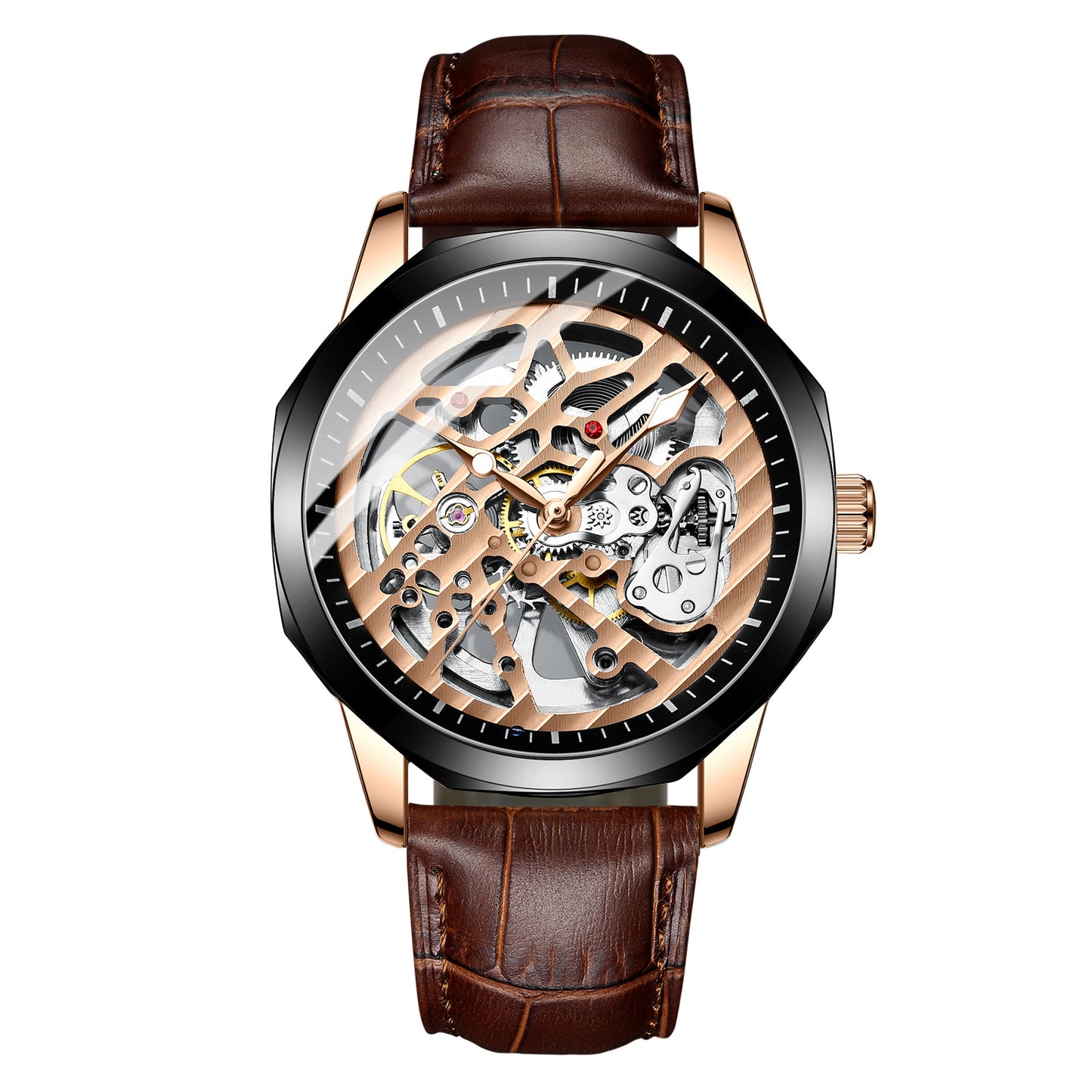 Men's Mechanical Watch Fully Automatic Hollow Out Famous