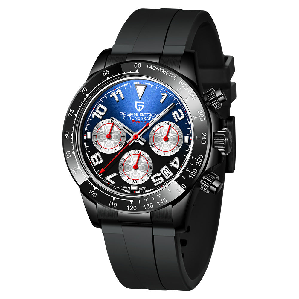 Men's Watches Quartz Multifunction Chronograph Trendy Men