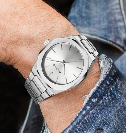 Men's  30 Meter Waterproof Quartz Watch