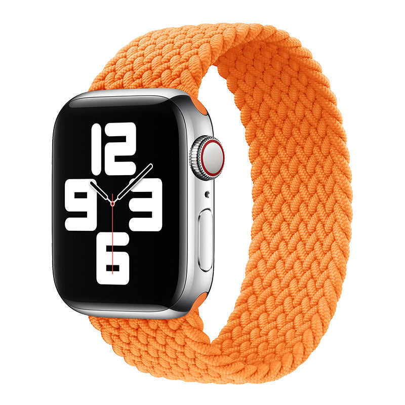 Watch Strap Elastic Nylon Strap Rainbow Braid