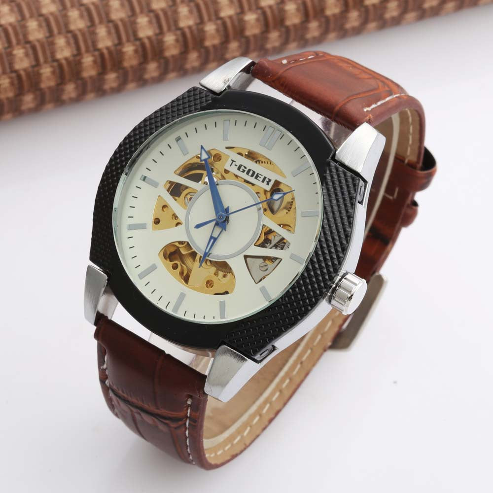 Automatic Mechanical Watch Belt Leisure Sports Luminous Waterproof Watch