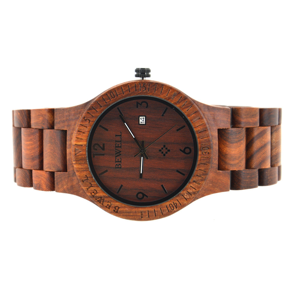 Wooden sandalwood watch