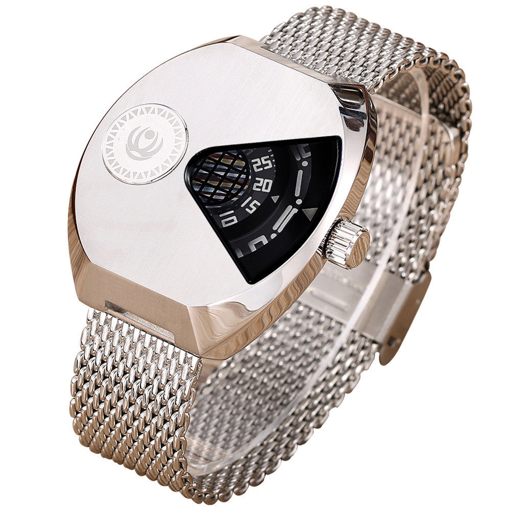 Creative non-pointer student men's waterproof watch