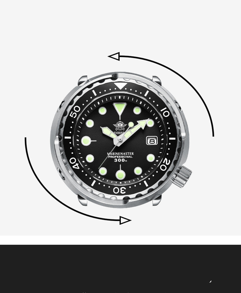 Customized fully automatic mechanical diving watch