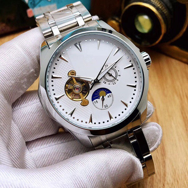 Steel Band Mechanical Watch