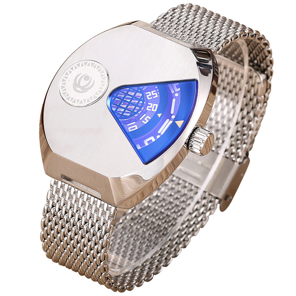 Creative non-pointer student men's waterproof watch