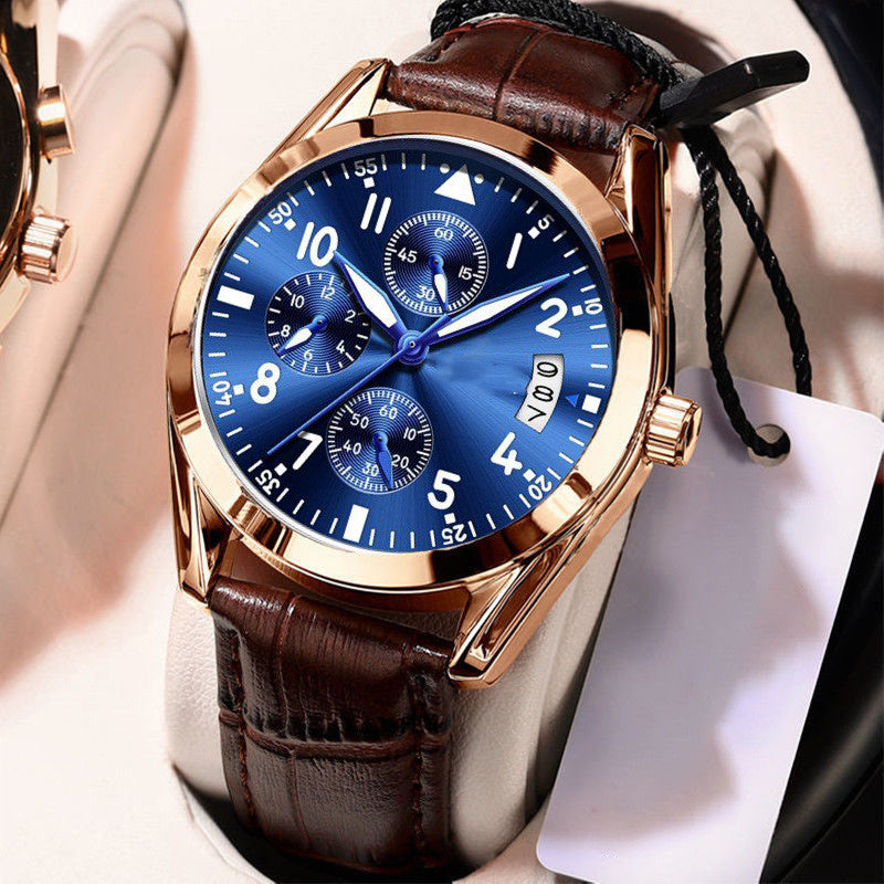 Automatic Mechanical Watch Men's Watch Luminous Calendar Waterproof Korean Fashion Quartz