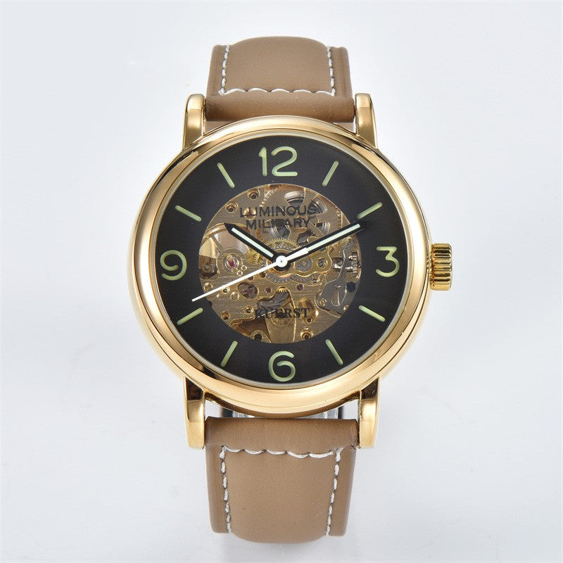 Waterproof Automatic Mechanical Hollow Men's Watch