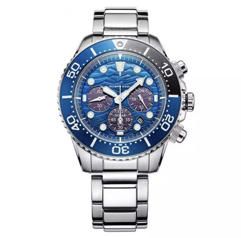 Men's Stainless Steel Quartz Business Watch