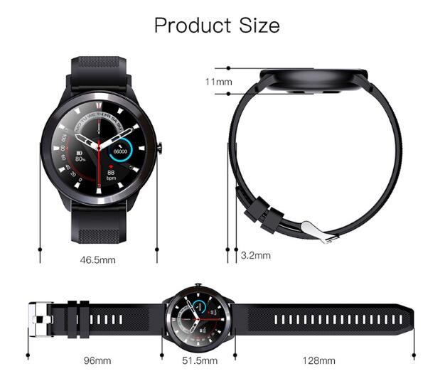 SN93 Smart Watch Heart Rate Blood Pressure Message Reminder Bluetooth