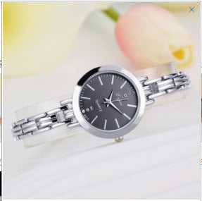 Narrow Strap Steel Strap Diamond Elegant Watch