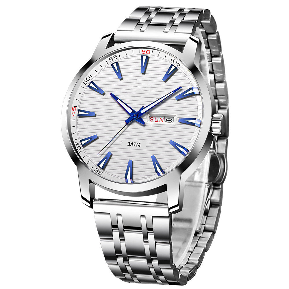 Men's Fashion Waterproof Calendar Function Quartz Watch