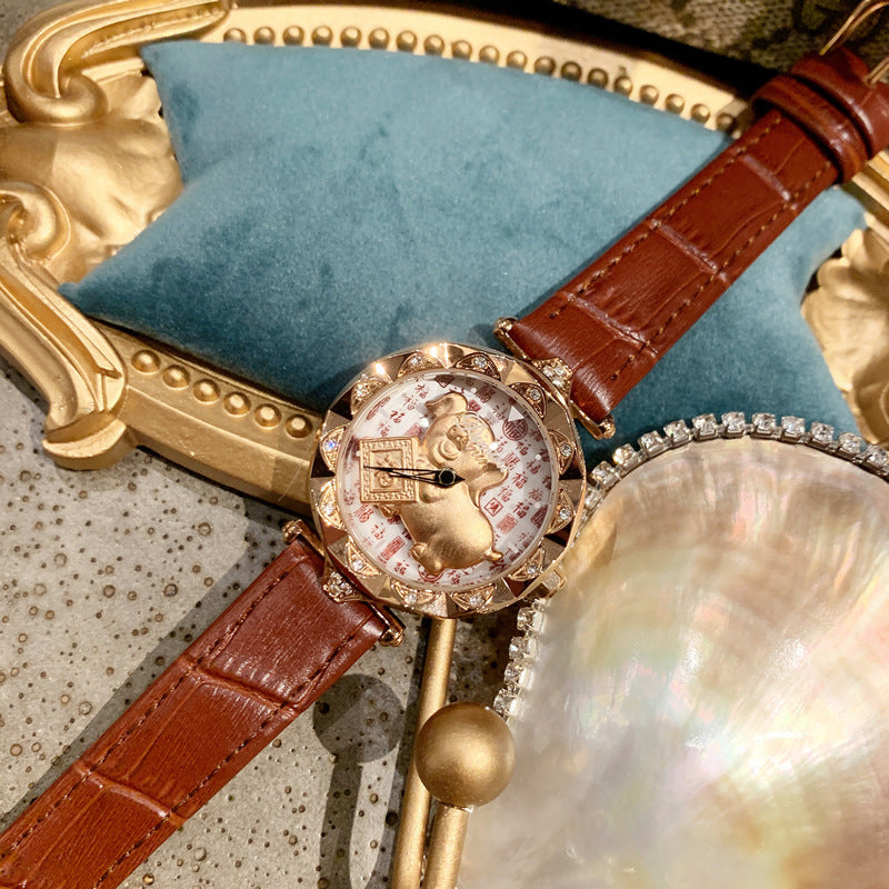 When The Golden Pig Girl's Watch Comes, It Will Transfer Fashion Watches