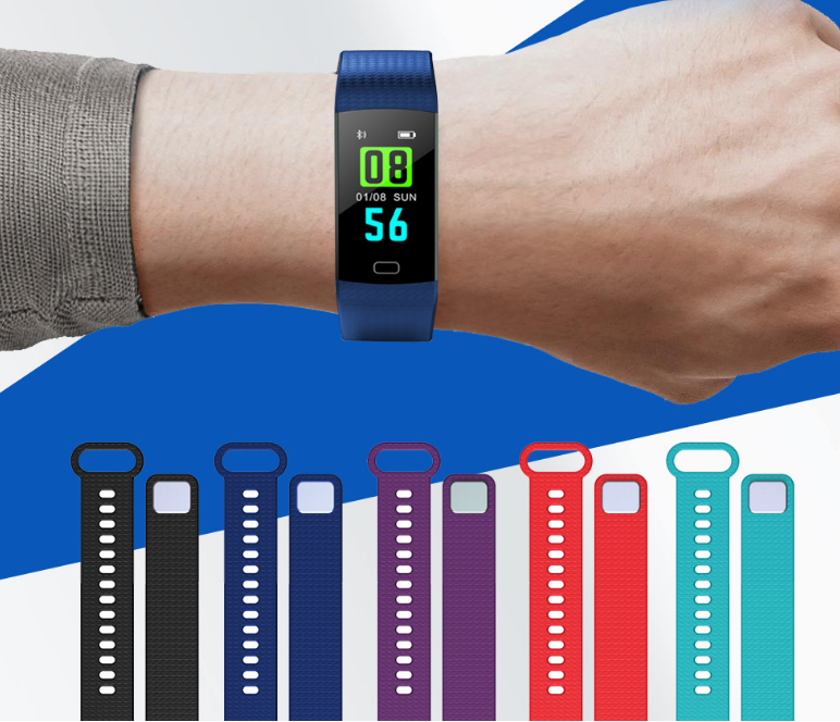 Smart Band Watch Color Screen Bracelet Heart Rate