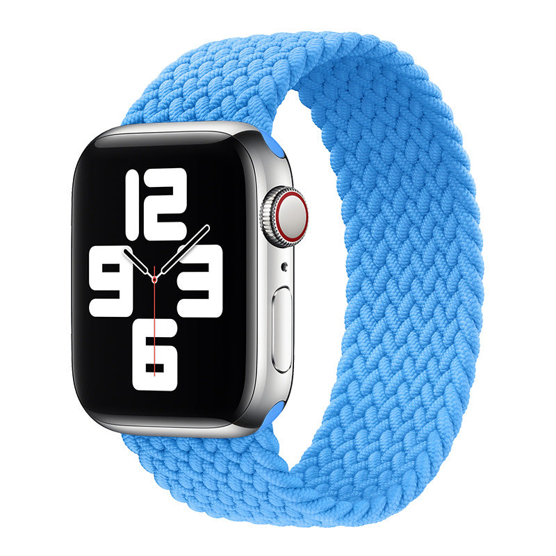 Watch Strap Elastic Nylon Strap Rainbow Braid
