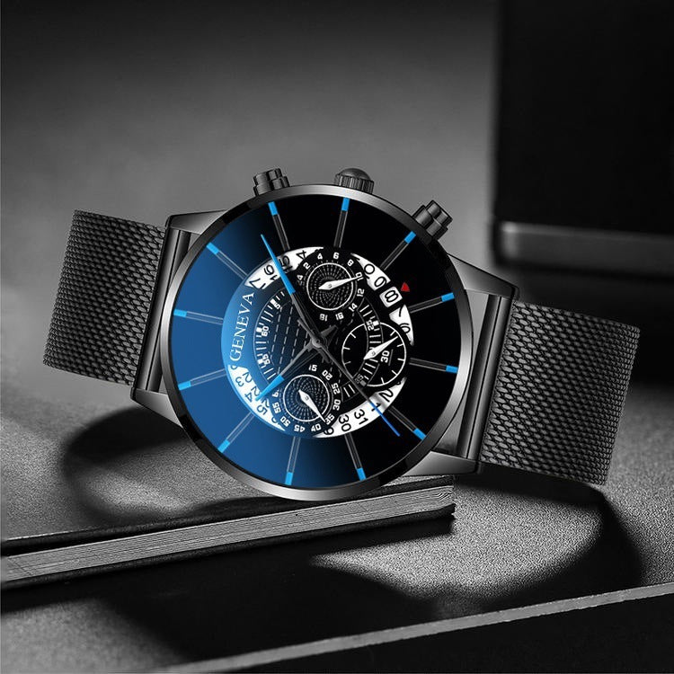 Three Eyes Men's Watch with Calendar