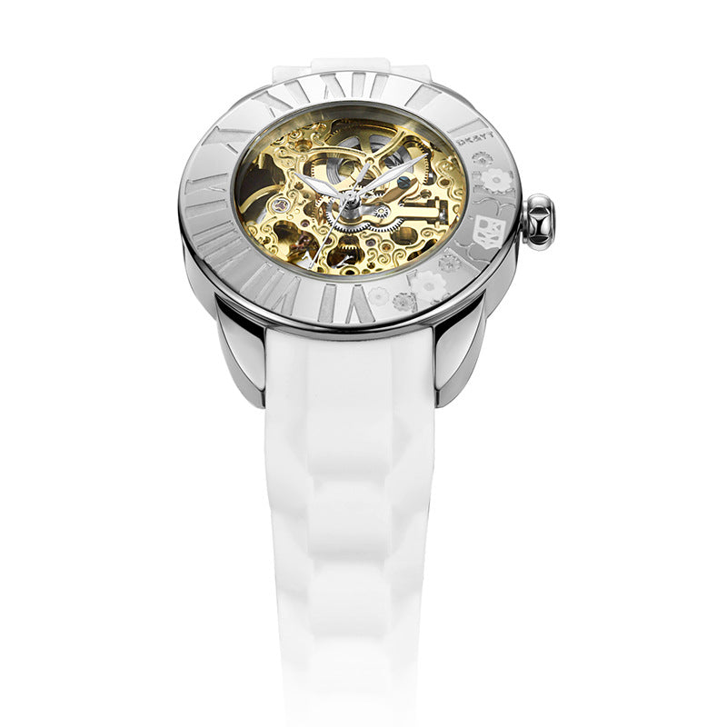 Women's automatic hollow mechanical watch