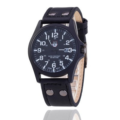 Military Watch Men's Watch Student Calendar Waterproof Belt Watch