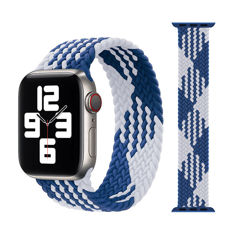 Fashion Trend New Watch Strap Elastic Single Loop Braided