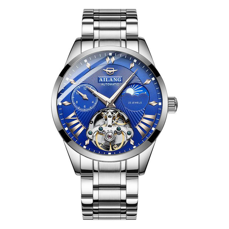 Popular Men's Automatic Mechanical Watch Waterproof Skeleton