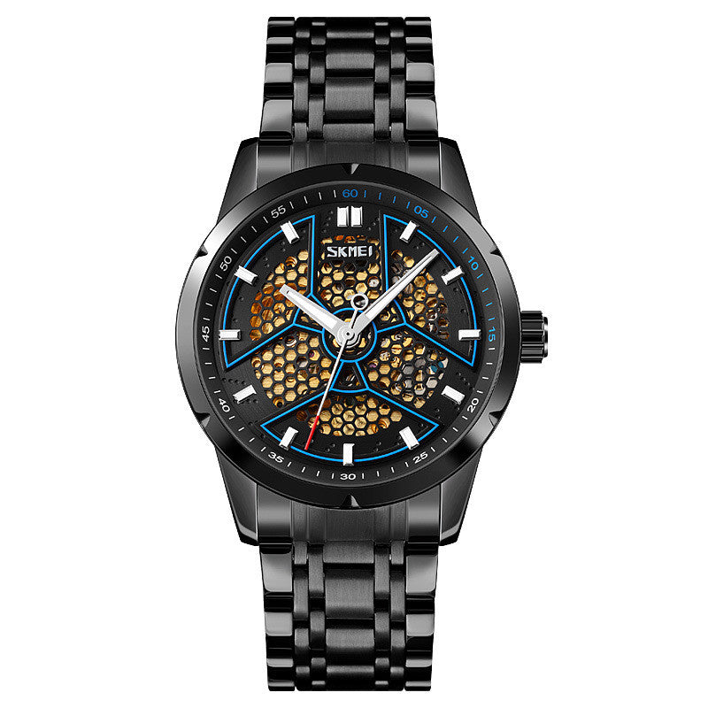 Creative Honeycomb Automatic Men's Skeleton Mechanical Watch