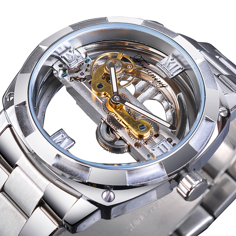 Skeleton Automatic Mechanical Watch