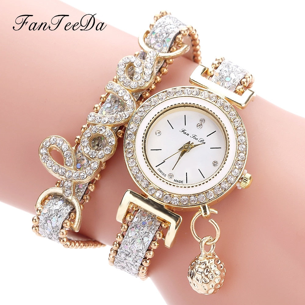 FanTeeDa Brand Women Bracelet Watches Ladies Watch