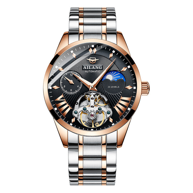 Popular Men's Automatic Mechanical Watch Waterproof Skeleton