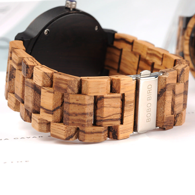 Men's Casual Wooden Watch