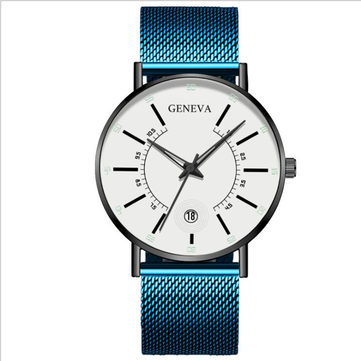 Fashion men's business watch quartz watch classic creative calendar watch