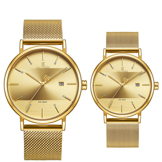 Casual Fashion Unisex Watch Couple Quartz Watch