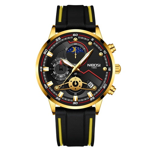 True Three Eyes Six Hands Quartz Men's Watch