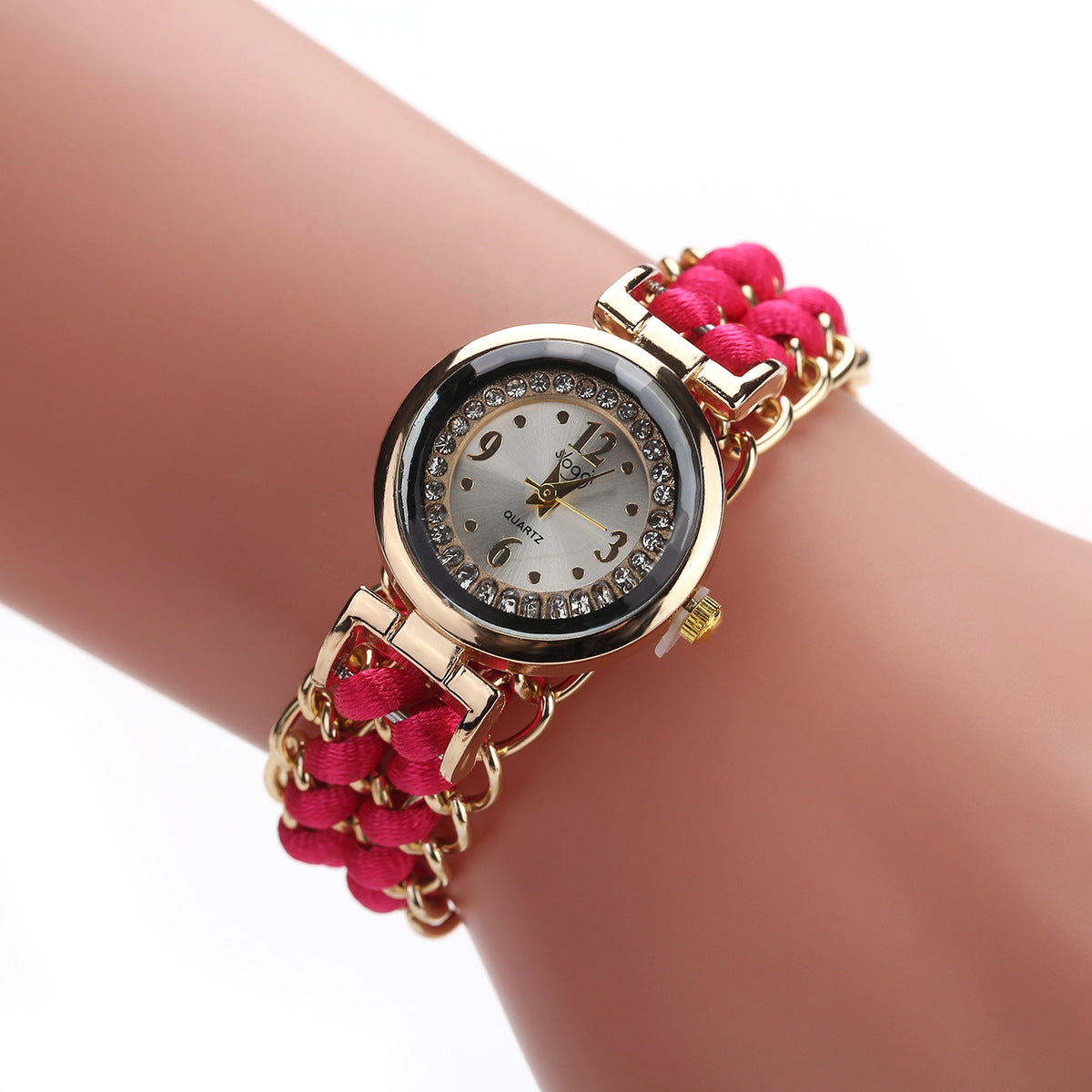 Fashion Leisure High Quality Woman Watch Women Knitting Rope Chain