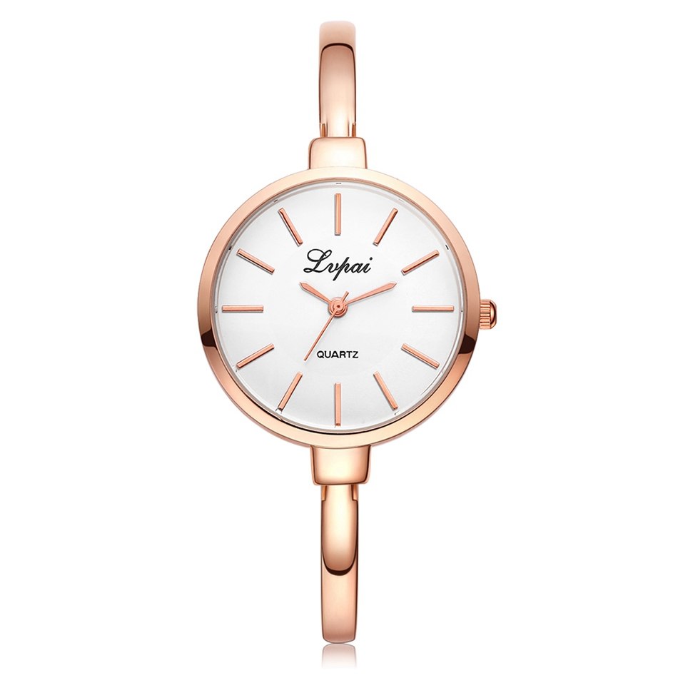 Lvpai Rose Gold Women Bracelet Watches Fashion Luxury Quartz-Watches