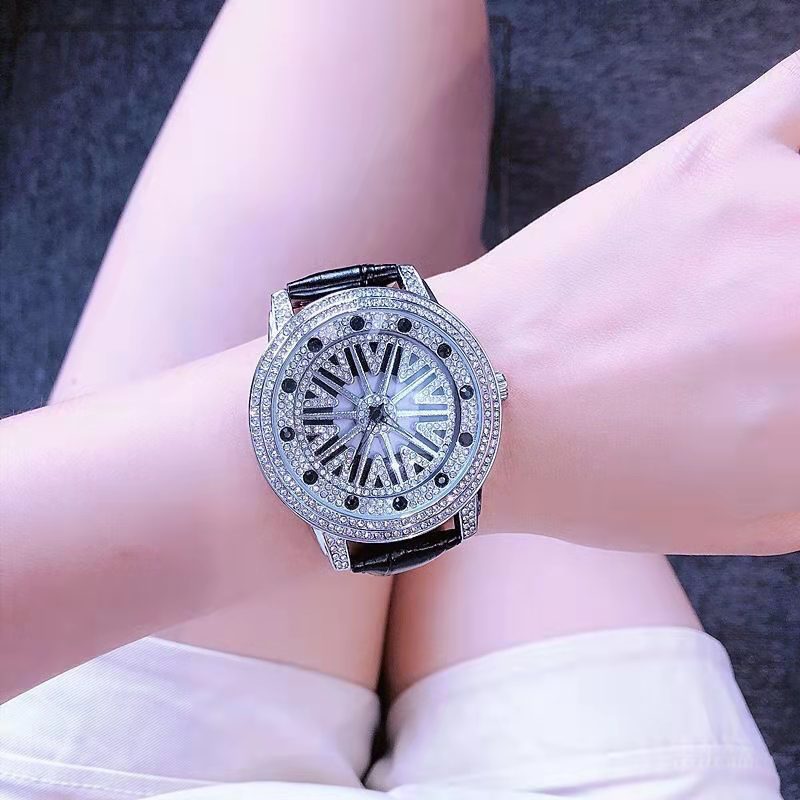 Time Comes To Revolve Student Couple Watch Rotating Waterproof