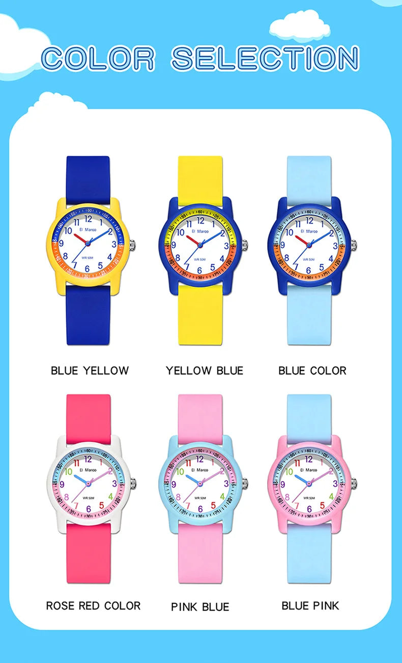El Marco 6701 Children's Watch Waterproof and Drop proof