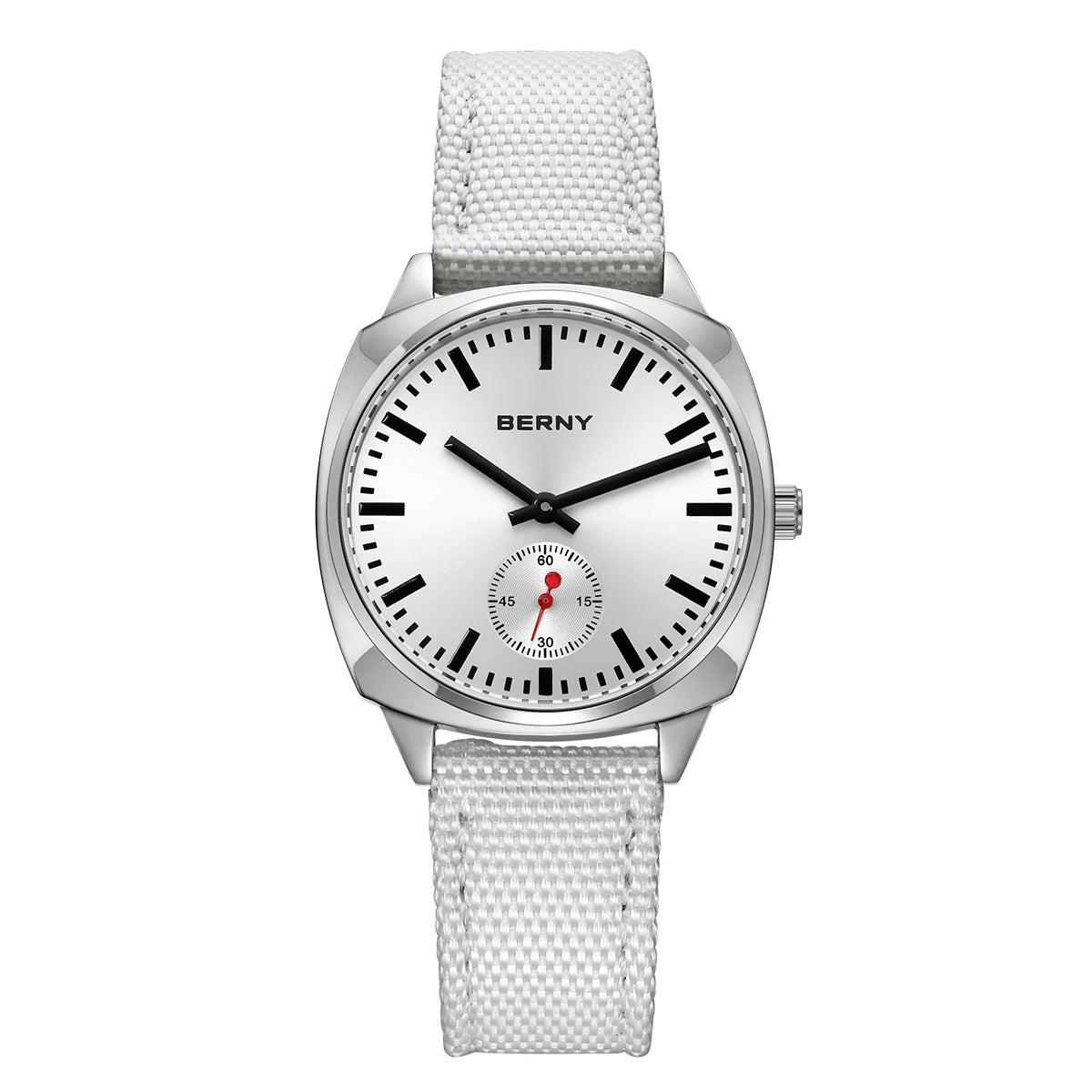 Ladies Railway Watch Canvas Women Wristwatch Quartz