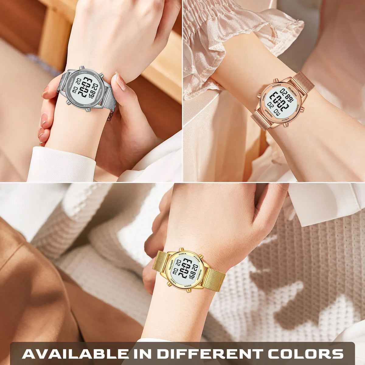 Pedometer Watches Sport Step Counter Women's Watches